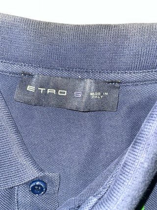 Polo Etro blu/verde
