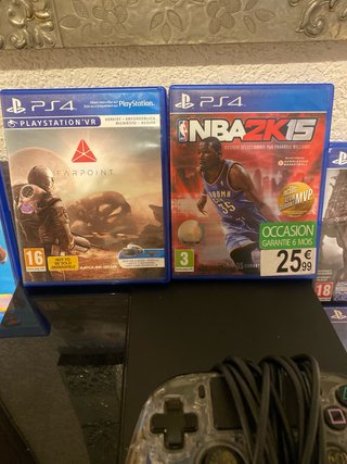 Consola PS4 (PlayStation 4) Negra + 5 Juegos