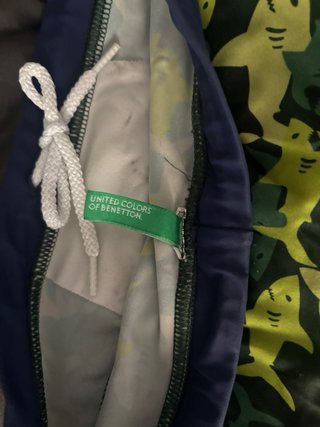 Benetton Costume bagno bimbo squali 4/5 anni