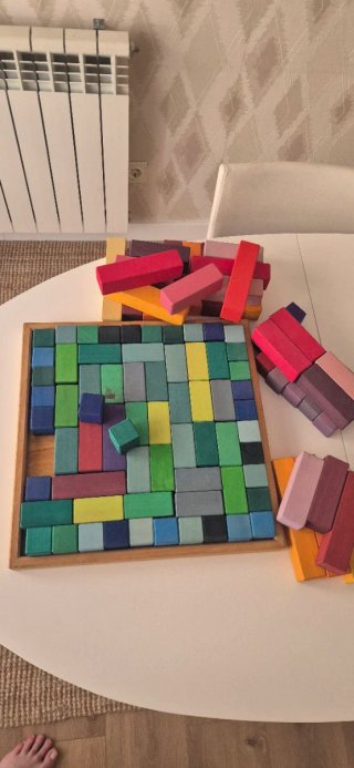 Bloques Construcción Montessori Grimm's
