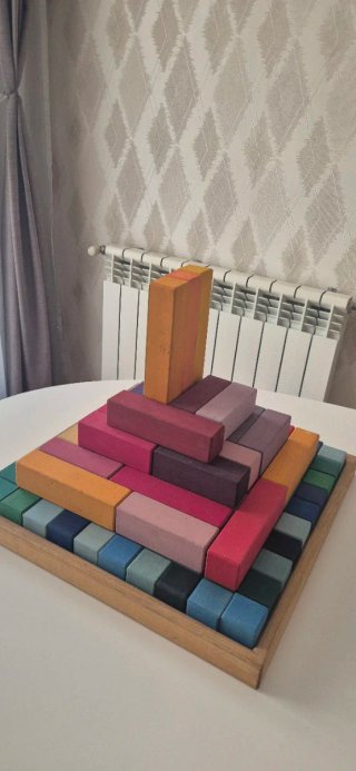 Bloques Construcción Montessori Grimm's