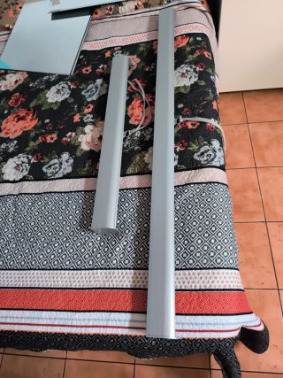 2 Estores opacos grises Ikea