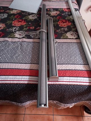 2 Estores opacos gris Ikea
