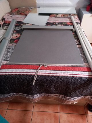 2 Estores opacos gris Ikea