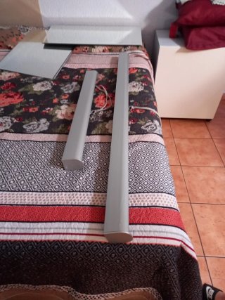 2 Estores opacos gris Ikea
