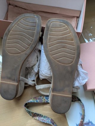 Sandalias Alma en Pena T40 Joya Beige/Plata
