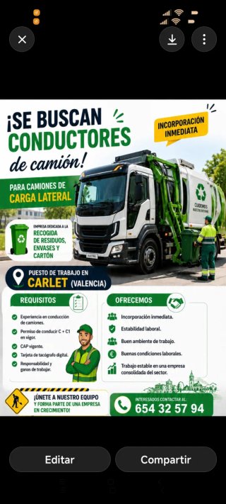 Oferta de empleo