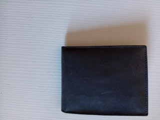 Portafoglio uomo nero nuovo