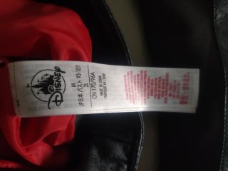 Chaqueta Disney Viuda Negra Negra/Roja