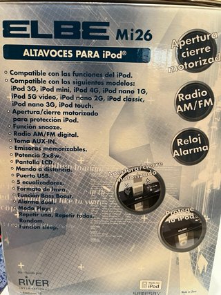 Altavoz Elbe Mi26 para iPhone