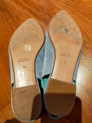 CATERINA C Slingback grigie usate pochissimo