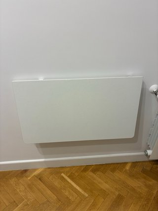 Mesa escritorio plegable madera y metal