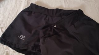 2 Pantalones Cortos Running Kalenji Negros