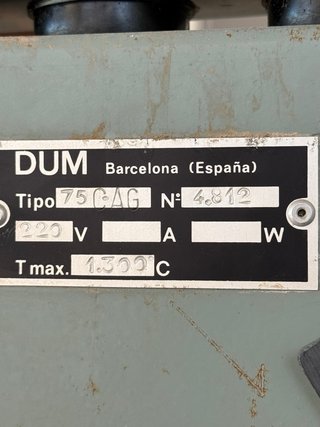 Oferta Horno Cerámica DUM