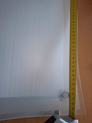 Plafón de techo moderno cristal y plástico