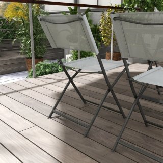 Mesa y 4 Sillas Jardín Plegables