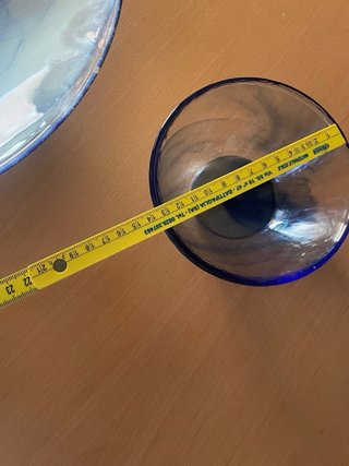 Centrotavola e ciotola in vetro Murano