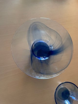 Centrotavola e ciotola in vetro Murano
