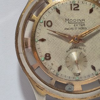 Orologio Modina Extra Anni 50 35mm Non Funzionante