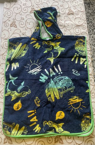Poncho Toalla Infantil 110-135 cm