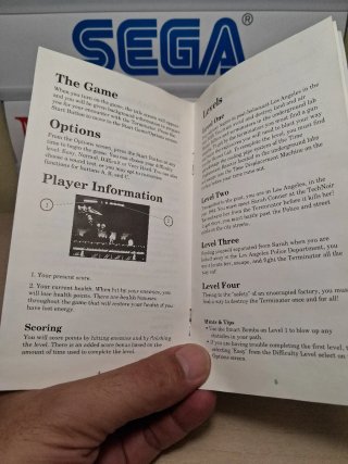 The Terminator SEGA Genesis TOP