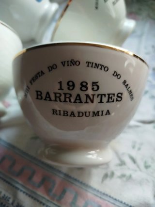 Tazas de vino XIII Barrantes 1985 (4 unidades)