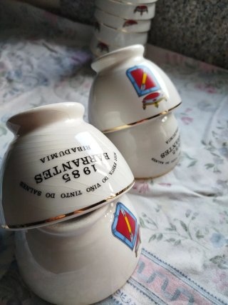 Tazas de vino XIII Barrantes 1985 (4 unidades)