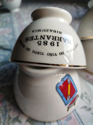 Tazas de vino XIII Barrantes 1985 (4 unidades)