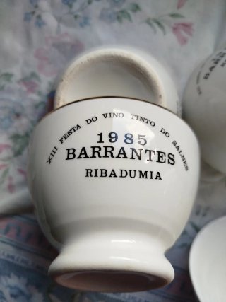 Tazas de vino XIII Barrantes 1985 (4 unidades)