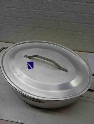 Cacerola Ovalada olla de aluminio con Tapa