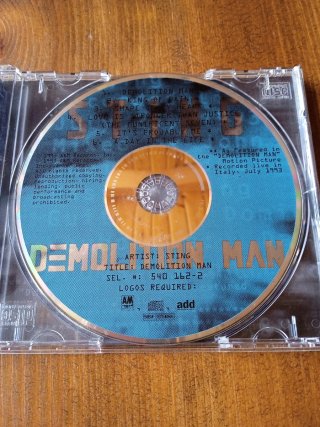 CD Demolición Hombre Sting Banda Sonora