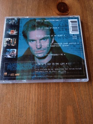 CD Demolición Hombre Sting Banda Sonora