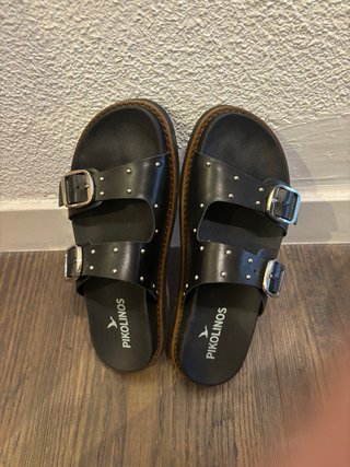Sandalias Pikolinos Negras Hebillas