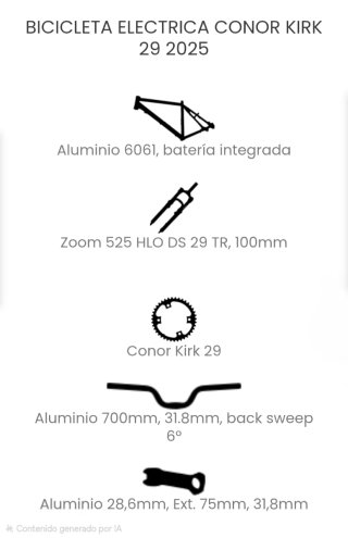 Bicicleta Eléctrica Conor