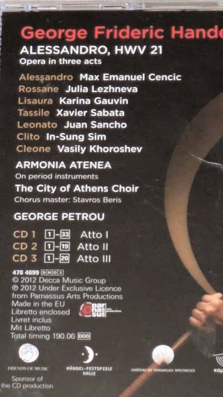 Opera: G. F. Handel "Ottone" 3CD