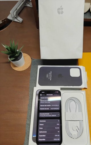iPhone 16 Pro Max (100% batería)