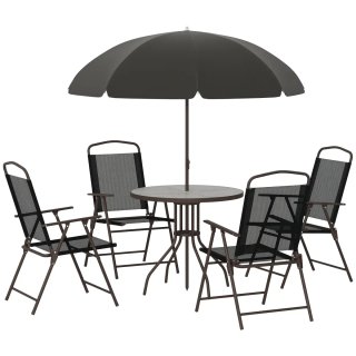 Conjunto Mesa y 4 Sillas Jardín