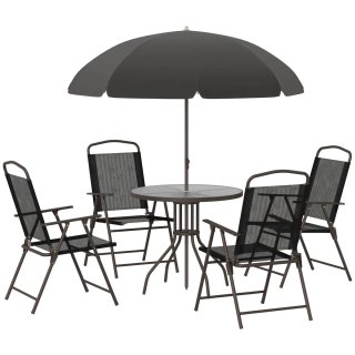 Conjunto Mesa y 4 Sillas Jardín