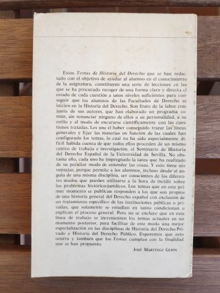 Temas de Historia del Derecho