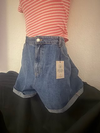 Bermudas de Jean Azul
