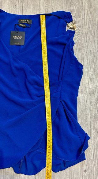 Top Blusa Blu Elettrico EDAS Luxury Collection