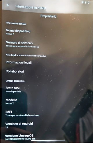 Google Nexus 7 4G Nero