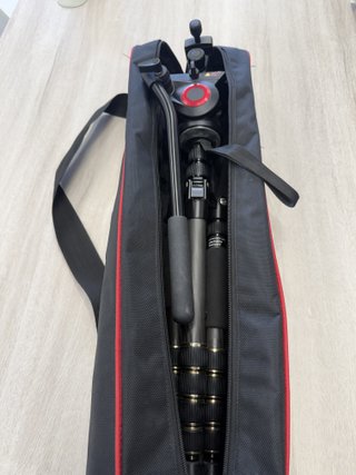 Trípode pro fibra de carbono ZOMEi + 2 cabezales