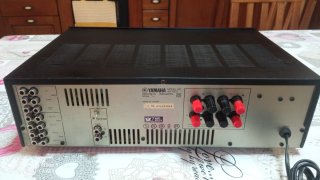 Amplificatore vintage nero Yamaha AX 400