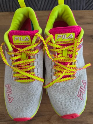 Zapatillas Fila Mujer Rosa y Amarillo