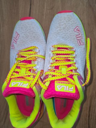 Zapatillas Fila Mujer Rosa y Amarillo