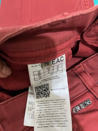 Pantalón Guess Rojo