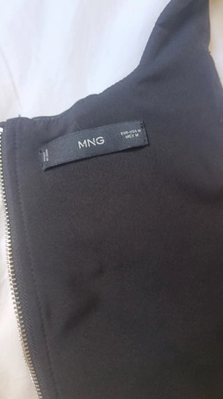 Mango Corset / Crop Top Negro