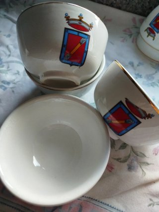 Tazas Festa Viño Barrantes 1977
