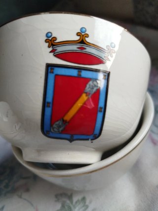 Tazas Festa Viño Barrantes 1977